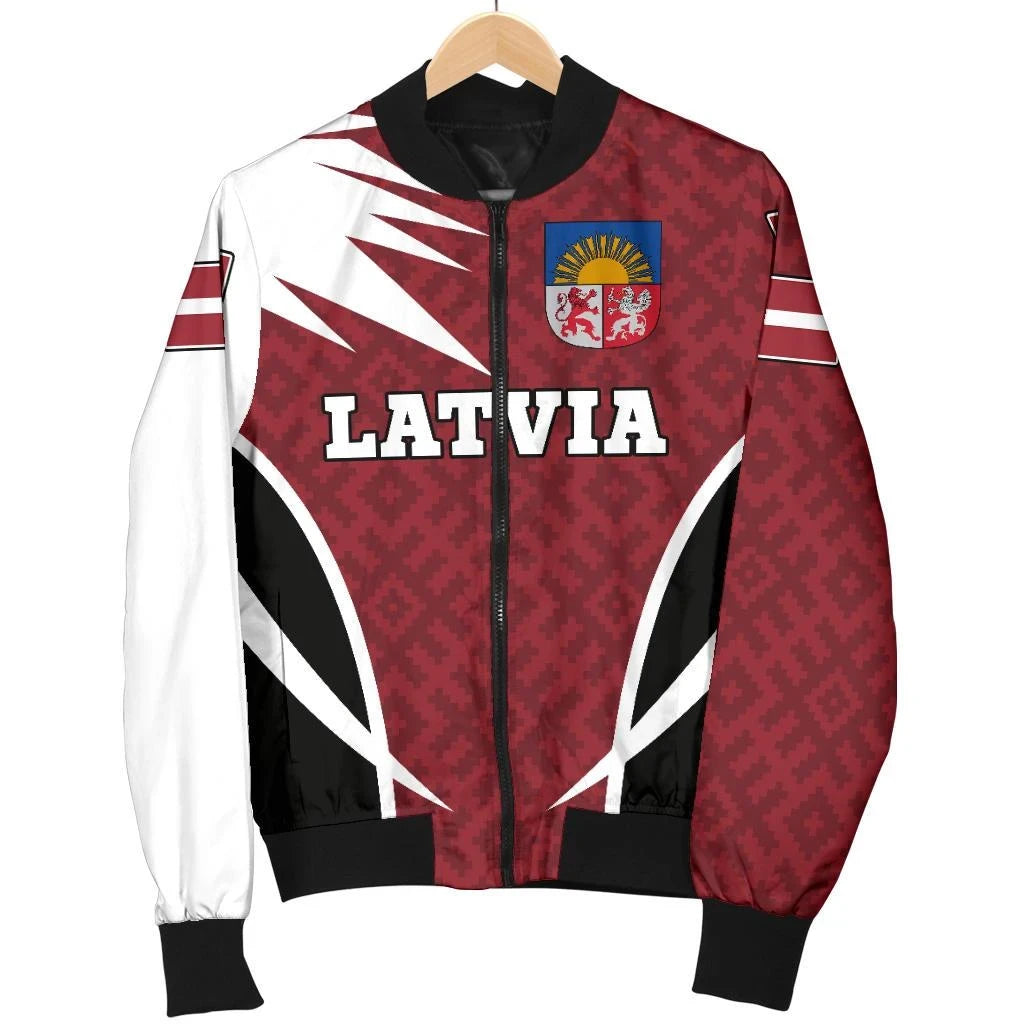 Latvia Bomber Active Women RLT6 - Wonder Print Shop
