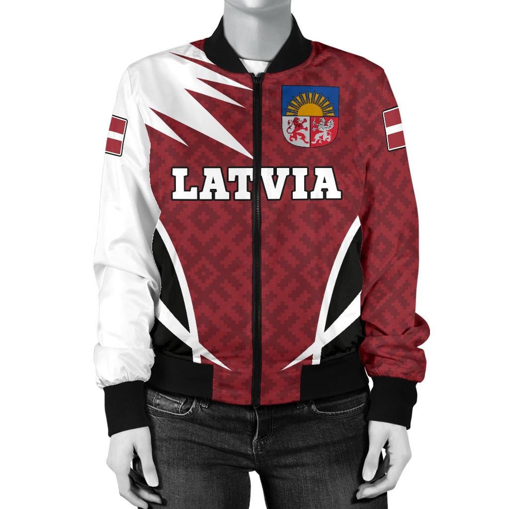 Latvia Bomber Active Women RLT6 - Wonder Print Shop