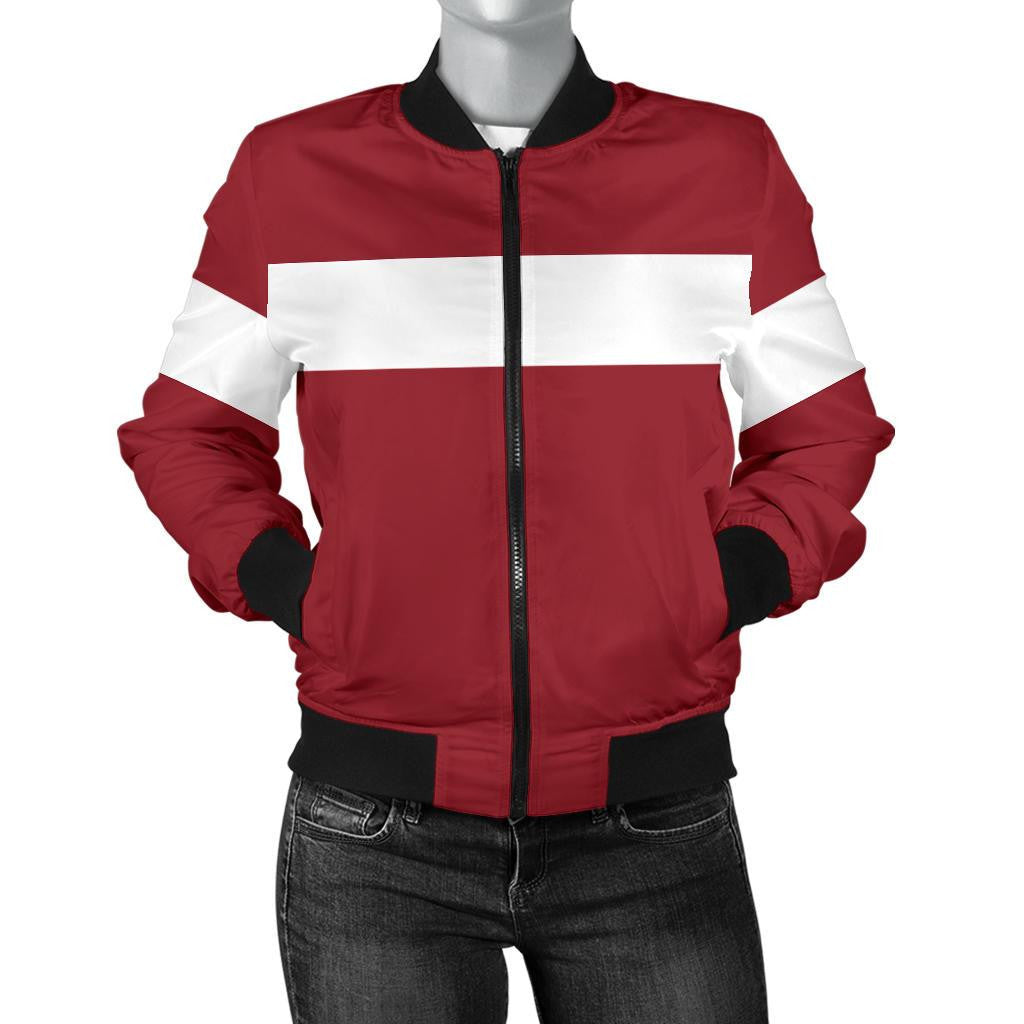 Latvia Women's Bomber Jacket Original Flag RLT6 - Wonder Print Shop
