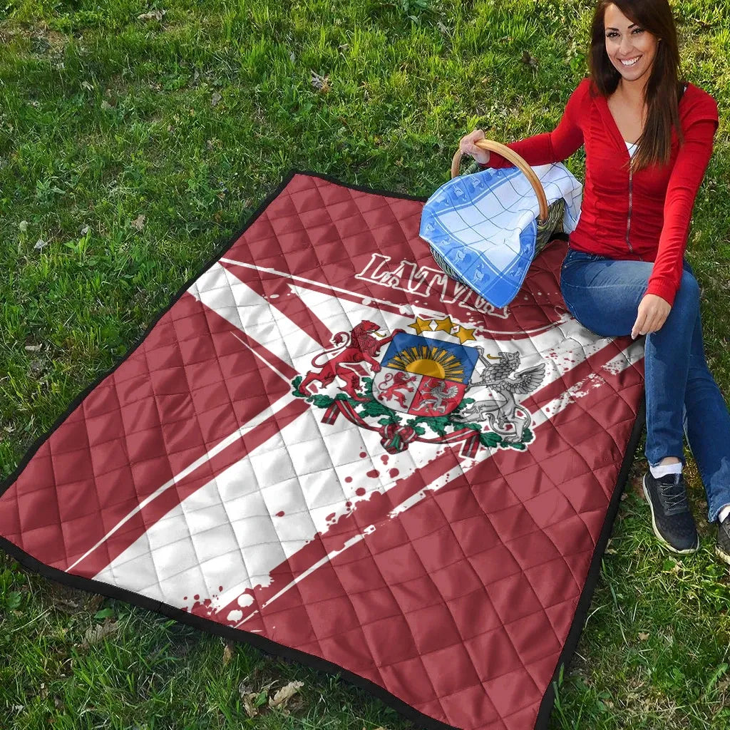 Latvia Premium Quilt - Latvia Pride RLT6 - Wonder Print Shop