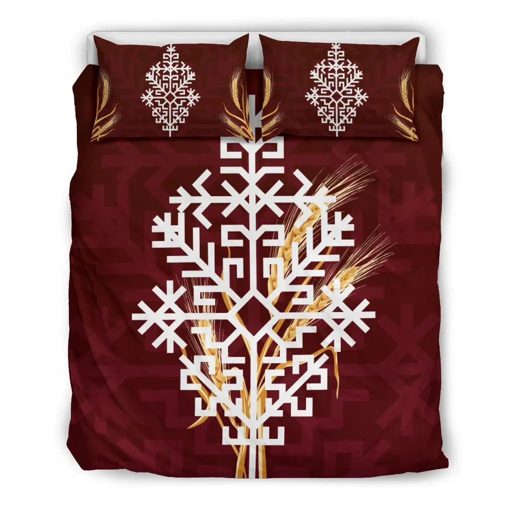 latvia-folk-sign-austras-koks-bedding-set