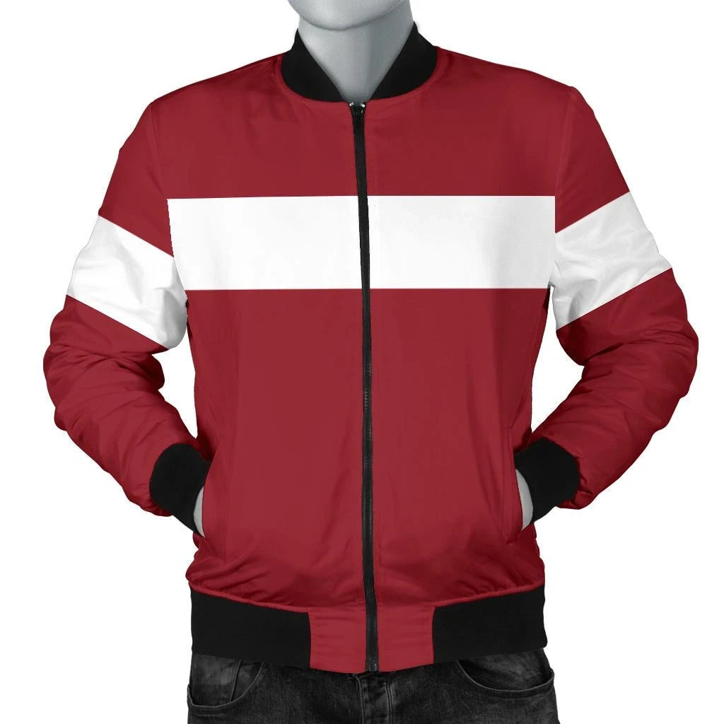Latvia Men's Bomber Jacket Original Flag RLT6 - Wonder Print Shop