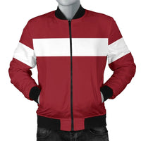 Latvia Men's Bomber Jacket Original Flag RLT6 - Wonder Print Shop