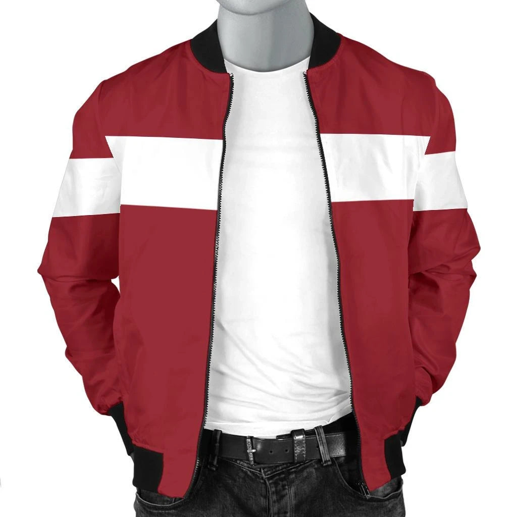 Latvia Men's Bomber Jacket Original Flag RLT6 - Wonder Print Shop