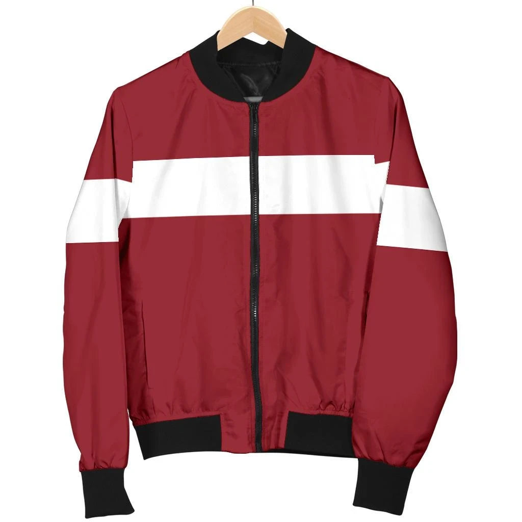 Latvia Men's Bomber Jacket Original Flag RLT6 - Wonder Print Shop