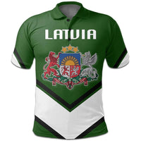 Latvia Coat Of Arms Polo Lucian Style RLT6 - Wonder Print Shop