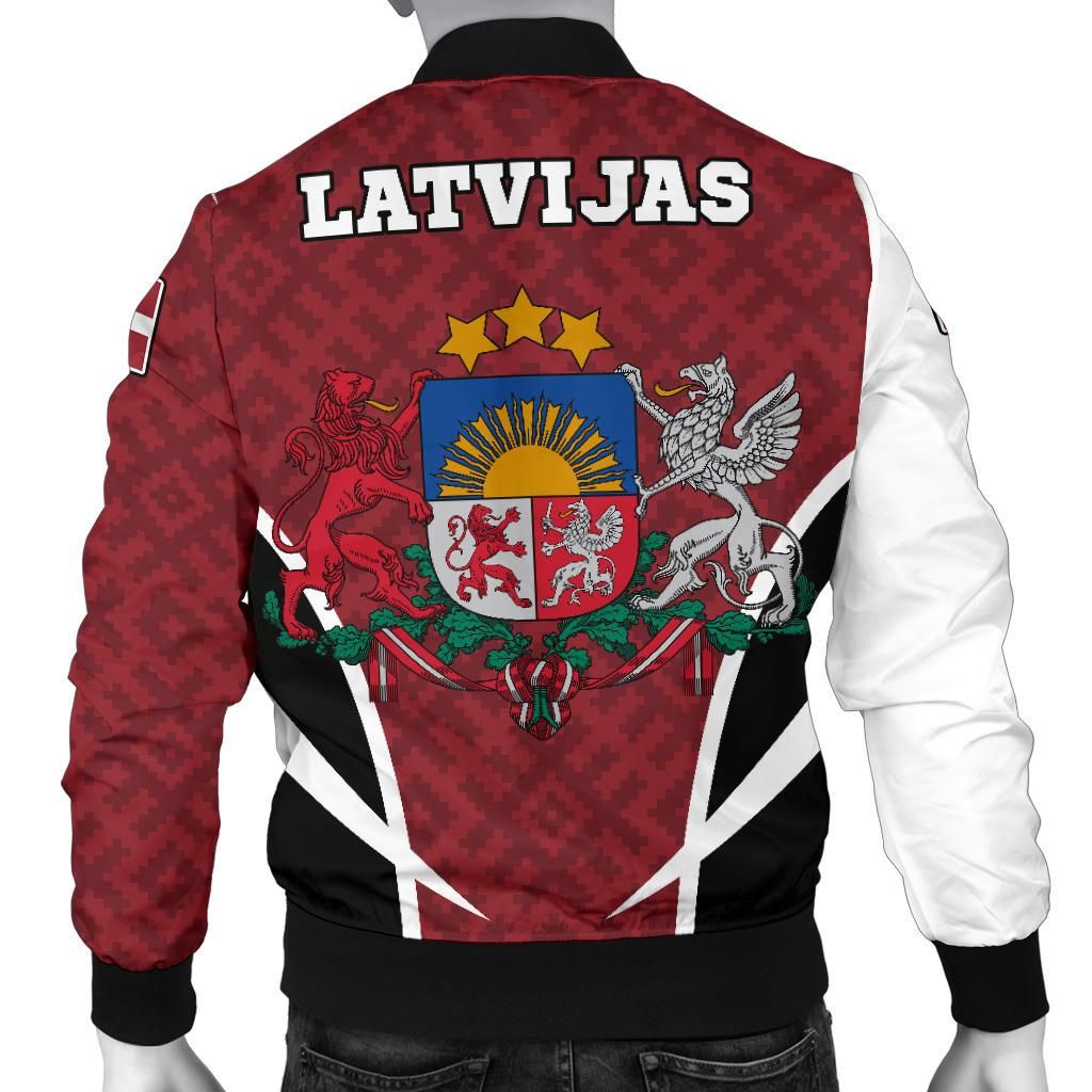 Latvia Bomber Active Men RLT6 - Wonder Print Shop