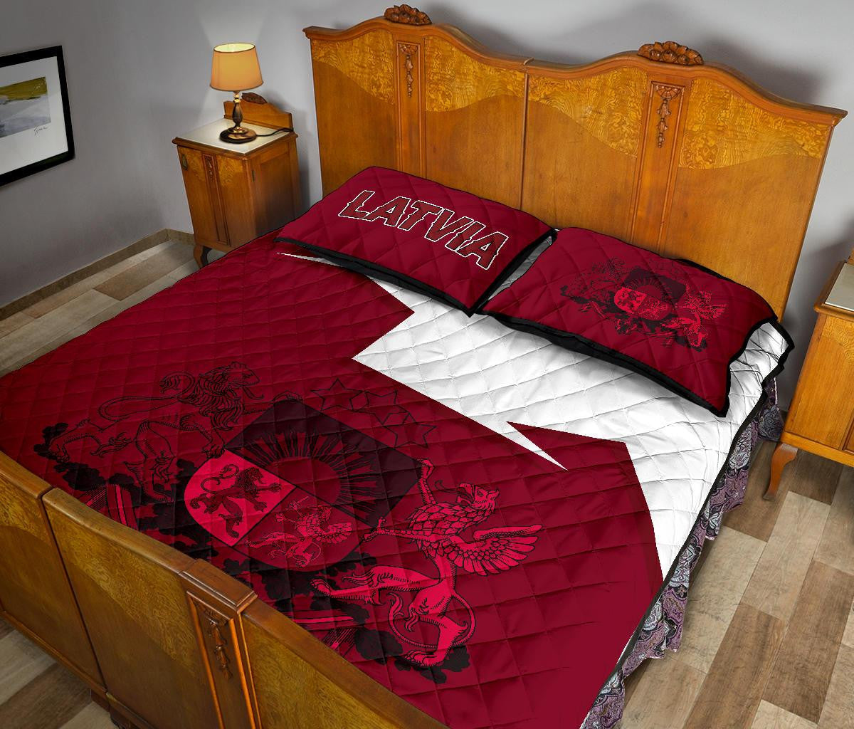 Latvia Quilt Bed Set - HOME RLT6 - Wonder Print Shop