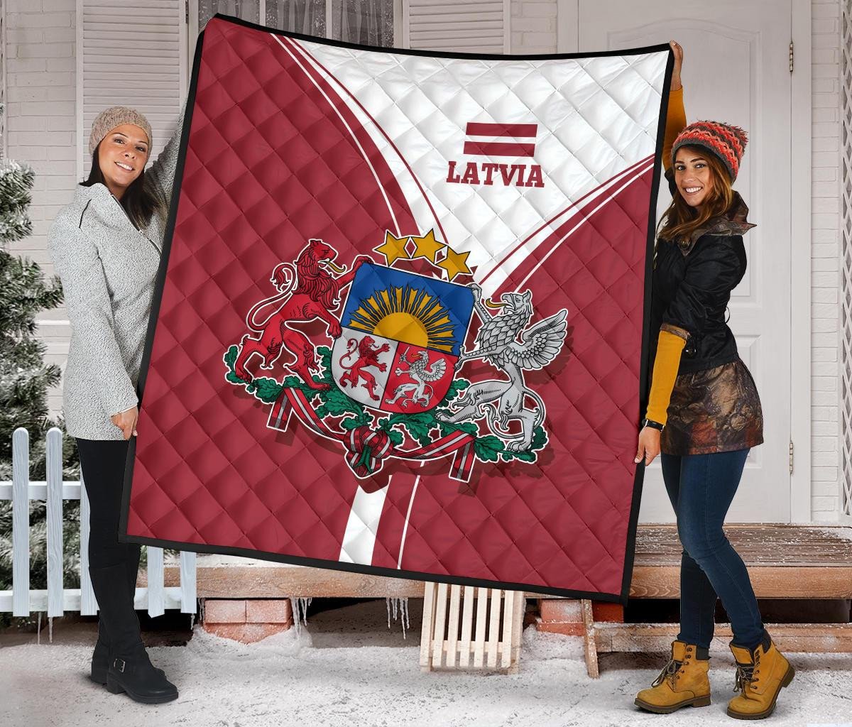 Latvia Premium Quilt - Latvian Pride RLT6 - Wonder Print Shop