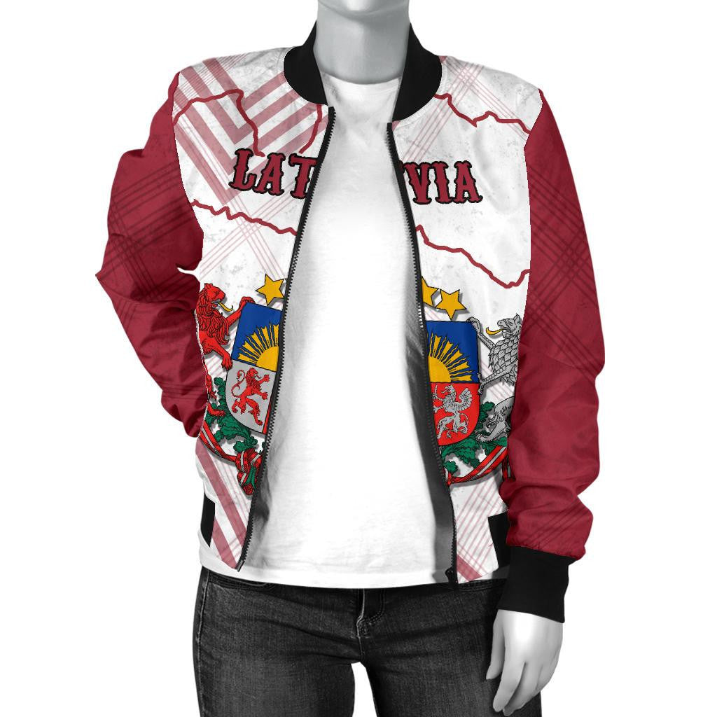 Latvia Women Bomber Jacket RLT6 - Wonder Print Shop