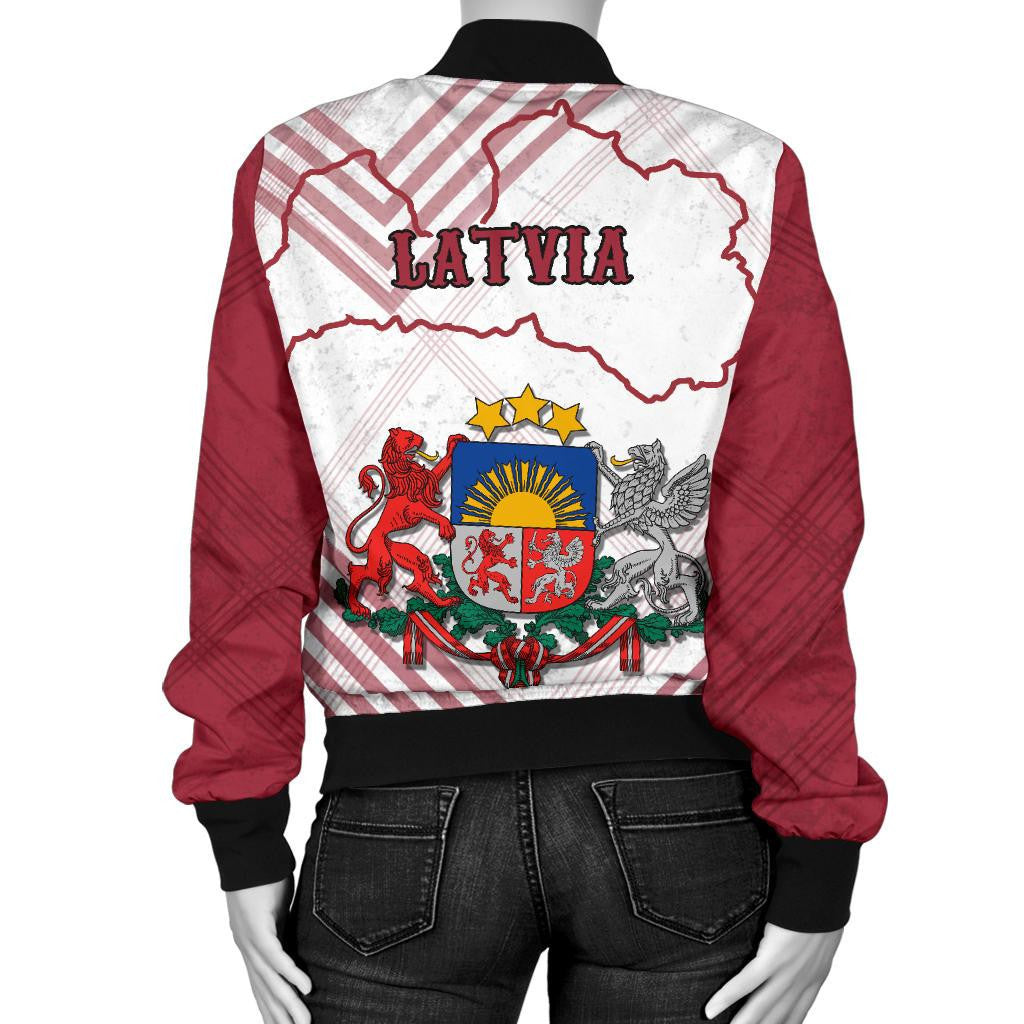 Latvia Women Bomber Jacket RLT6 - Wonder Print Shop