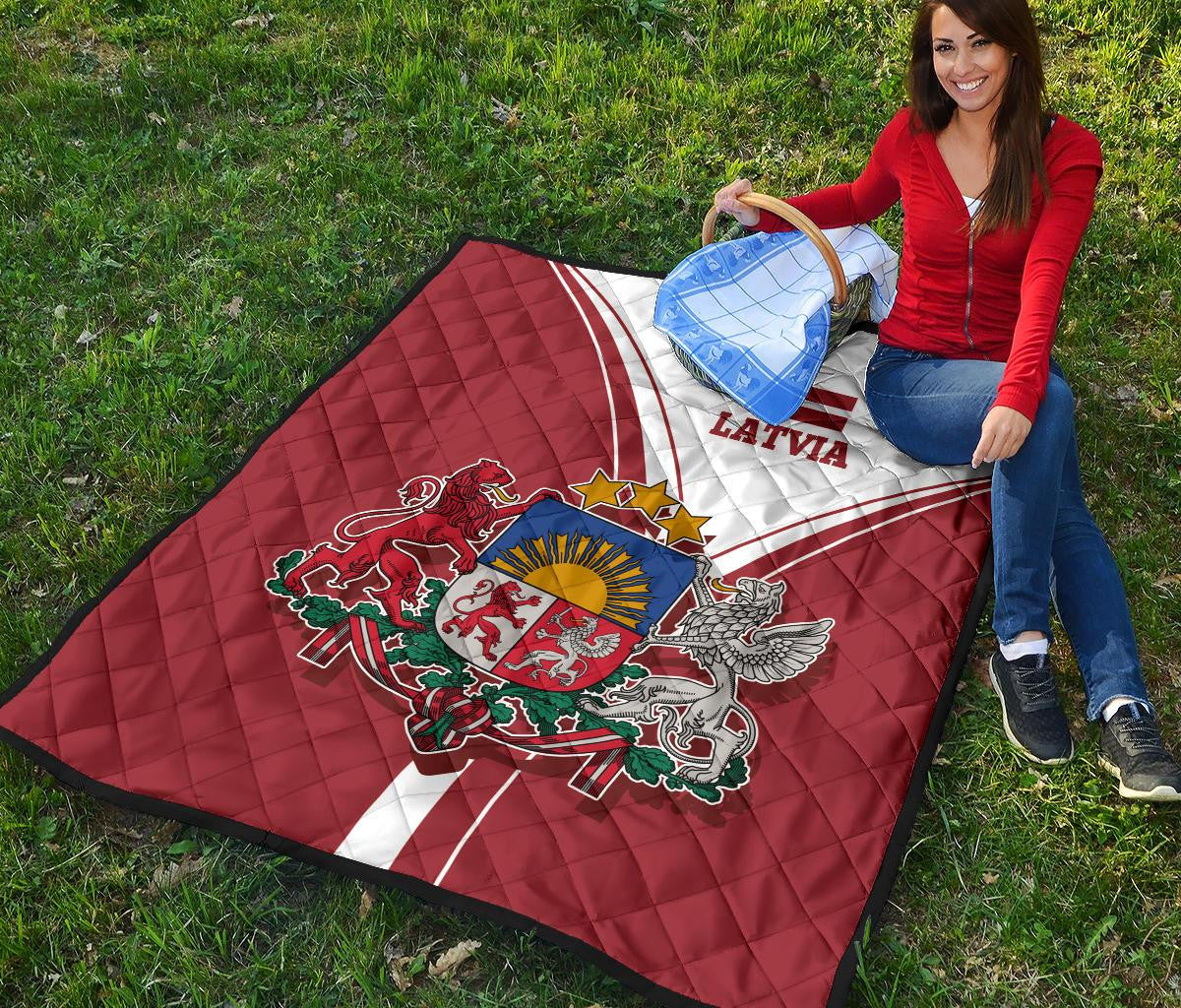 Latvia Premium Quilt - Latvian Pride RLT6 - Wonder Print Shop