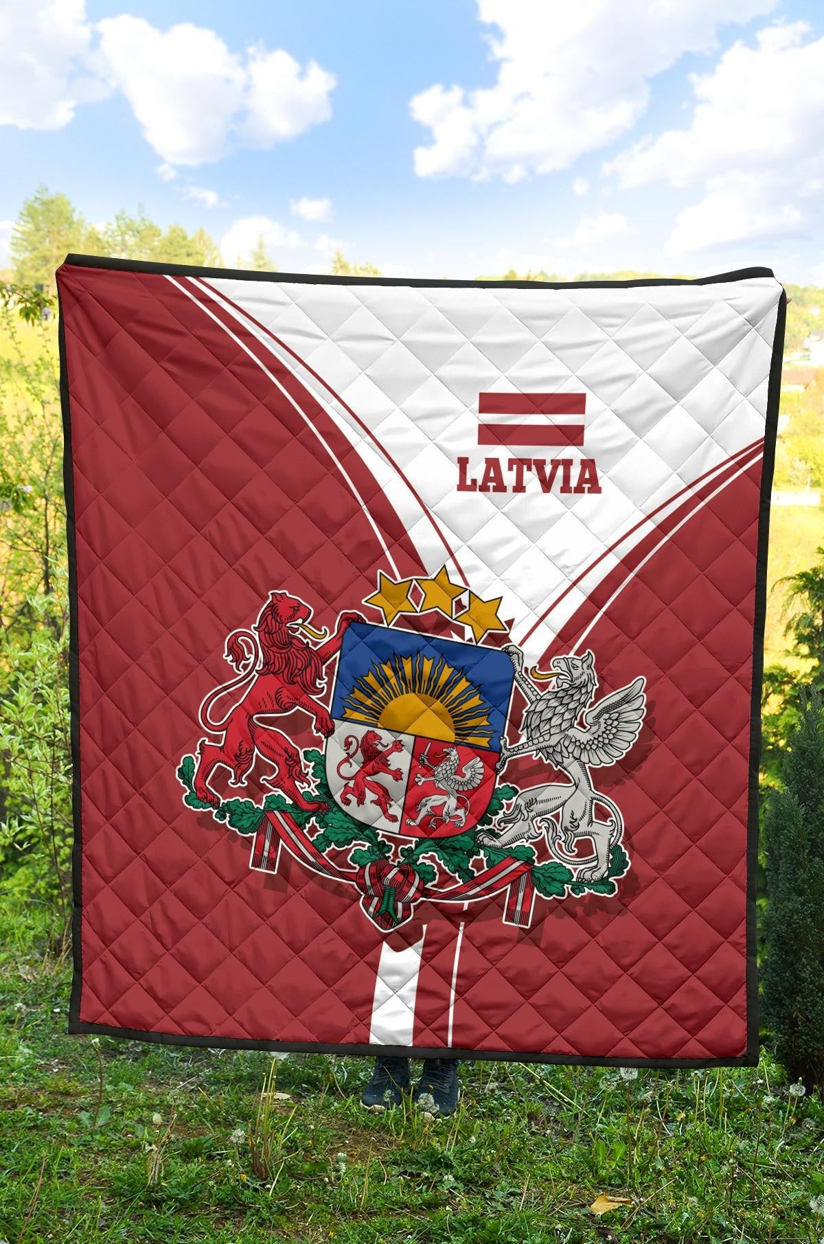 Latvia Premium Quilt - Latvian Pride RLT6 - Wonder Print Shop