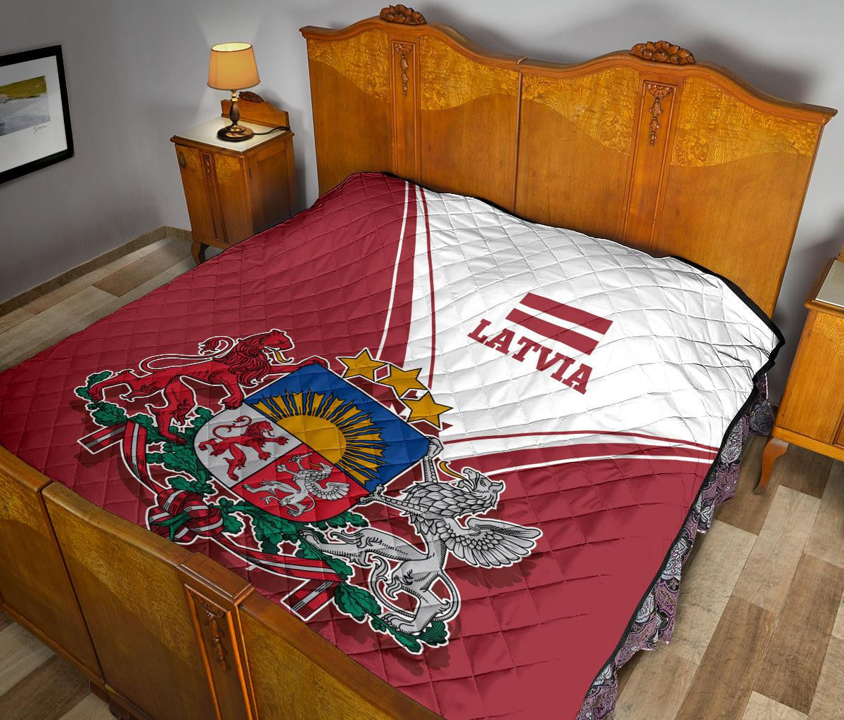 Latvia Premium Quilt - Latvian Pride RLT6 - Wonder Print Shop