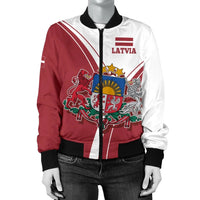 Latvia Women's Bomber Jacket - Latvian Pride RLT6 - Wonder Print Shop