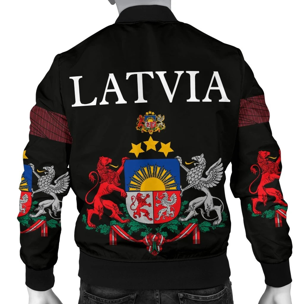 Latvia - United Men's Bomber Jacket RLT6 - Wonder Print Shop