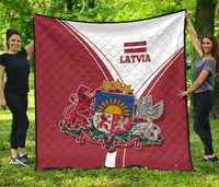 Latvia Premium Quilt - Latvian Pride RLT6 - Wonder Print Shop