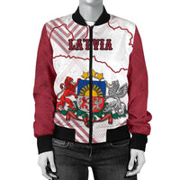 Latvia Women Bomber Jacket RLT6 - Wonder Print Shop