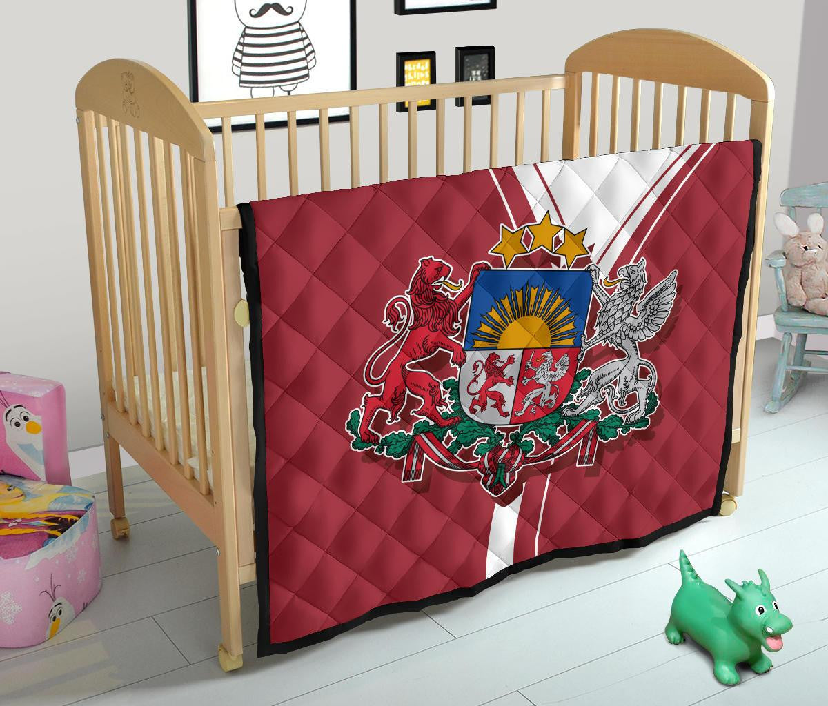 Latvia Premium Quilt - Latvian Pride RLT6 - Wonder Print Shop