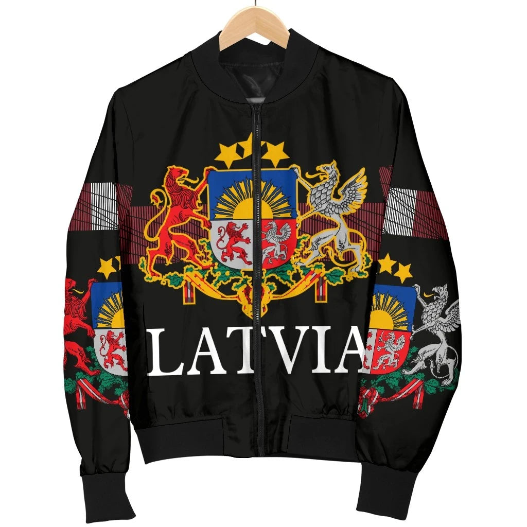 Latvia - United Men's Bomber Jacket RLT6 - Wonder Print Shop