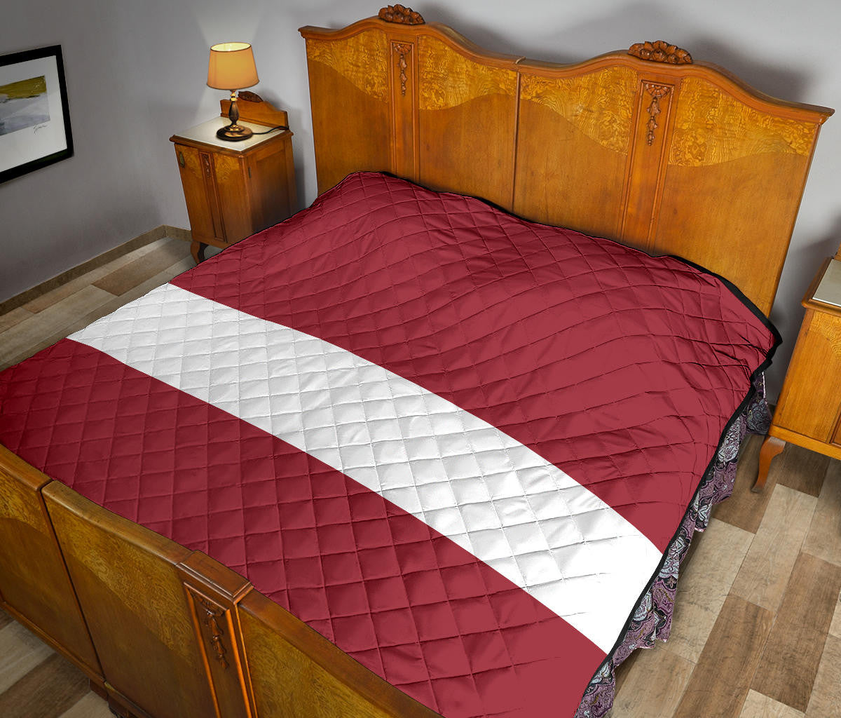 Latvia Premium Quilt RLT6 - Wonder Print Shop