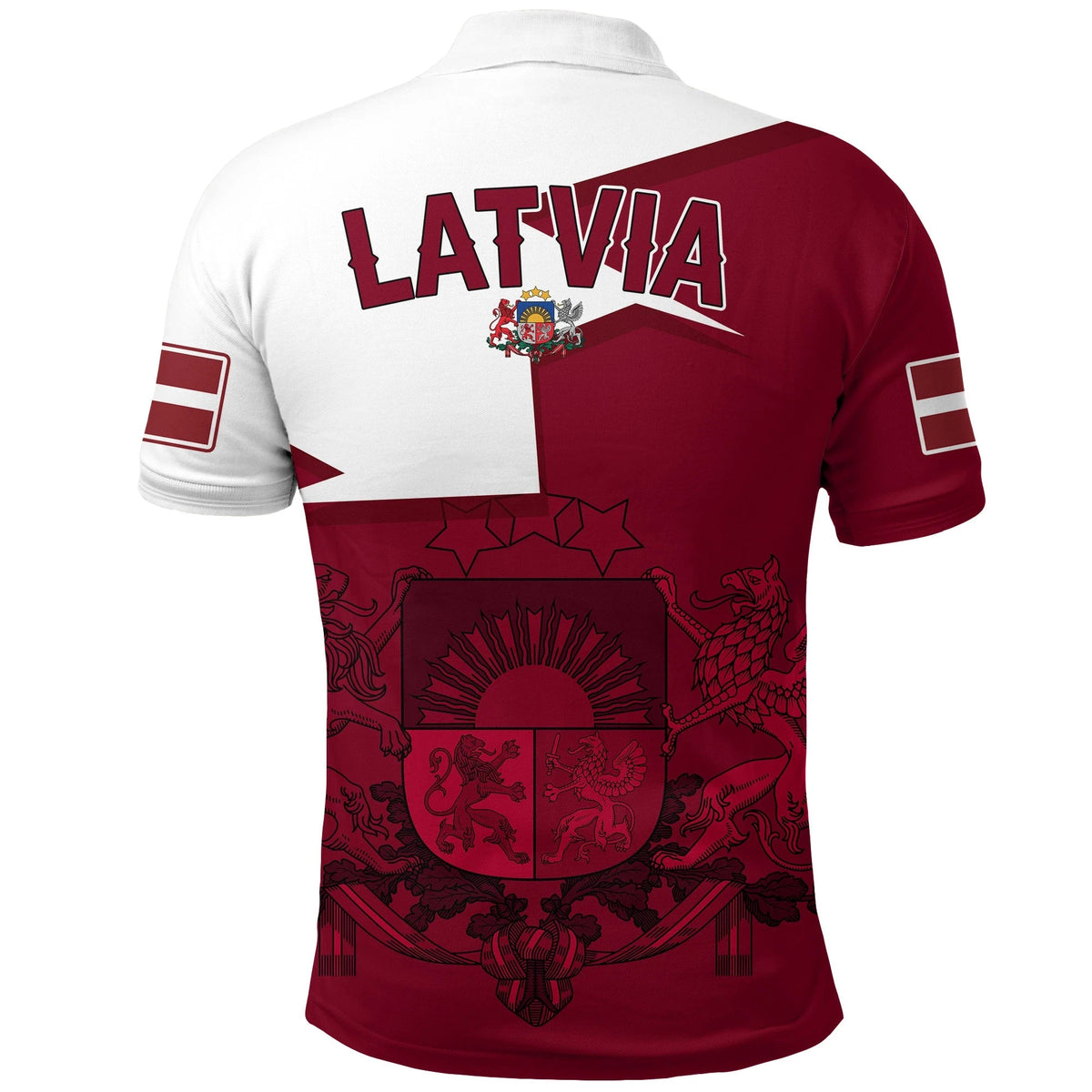 Latvia Polo Shirt HOME RLT6 - Wonder Print Shop
