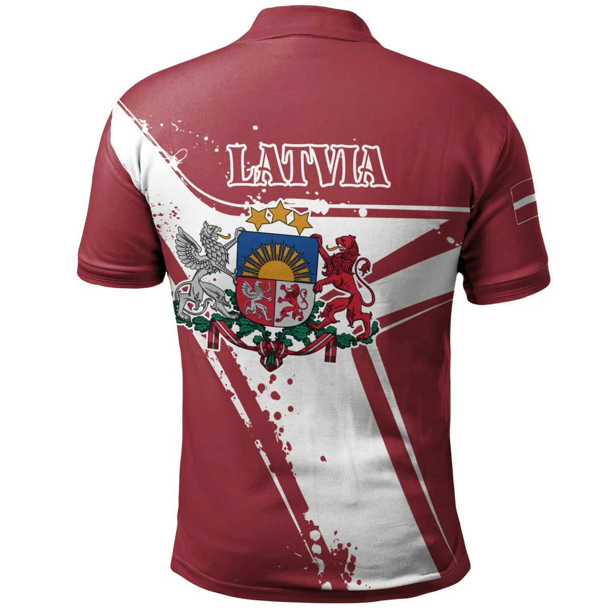 Latvia polo_shirt - Latvia Pride RLT6 - Wonder Print Shop