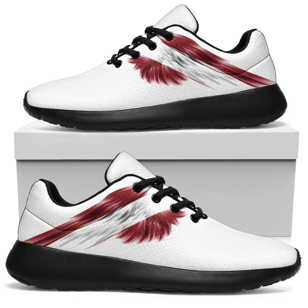 Latvia Sneakers Wings Flag Women's/Men's RLT6 - Wonder Print Shop