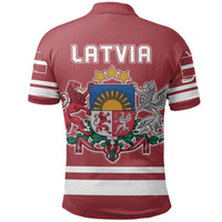 Latvia Hockey Polo Shirt RLT6 - Wonder Print Shop