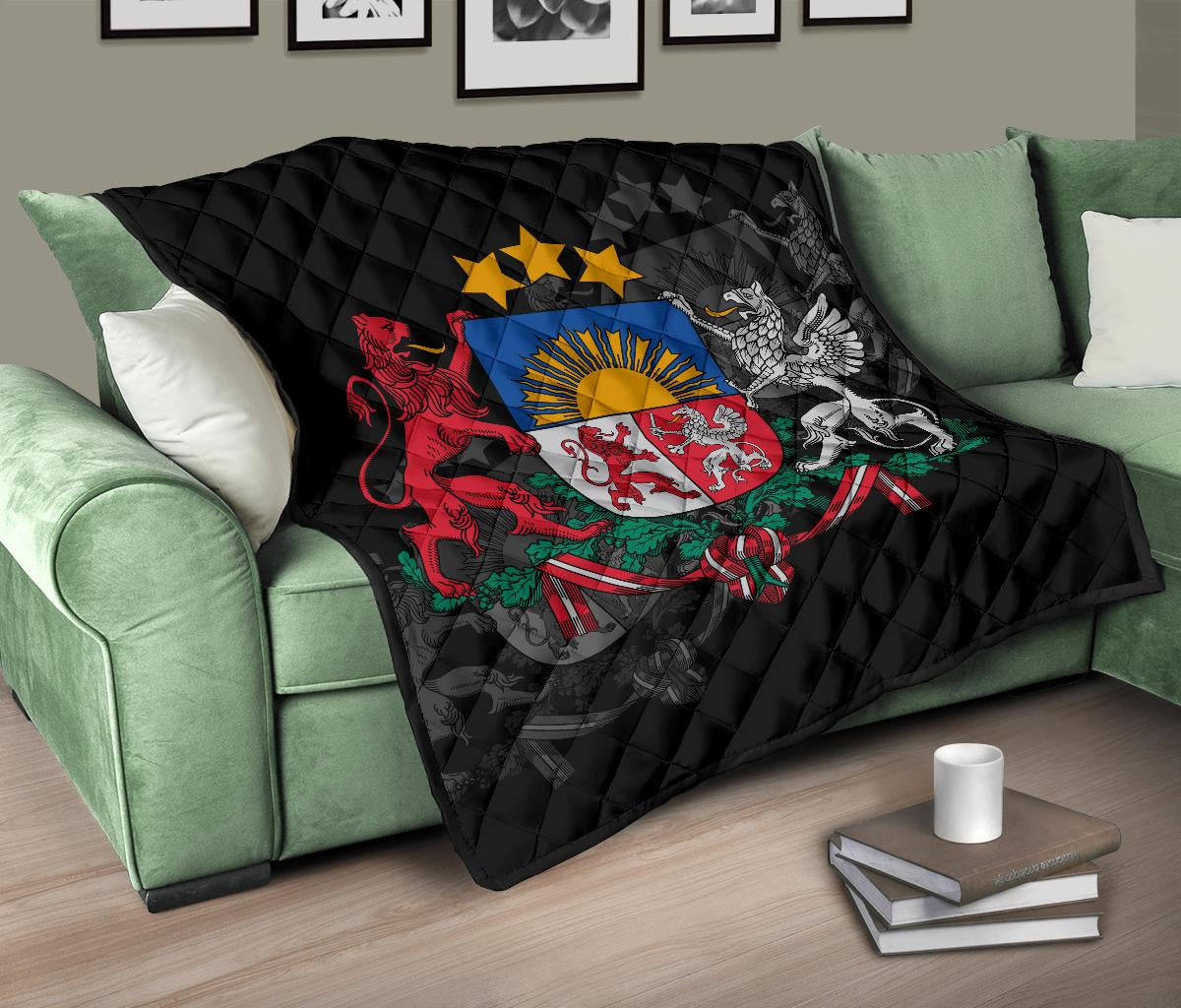 Latvia Quilt - Premium Quality RLT6 - Wonder Print Shop