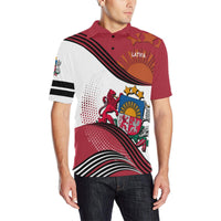 Latvia Polo Shirt Fall In The Wave RLT6 - Wonder Print Shop