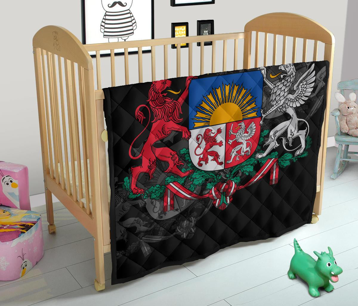 Latvia Quilt - Premium Quality RLT6 - Wonder Print Shop