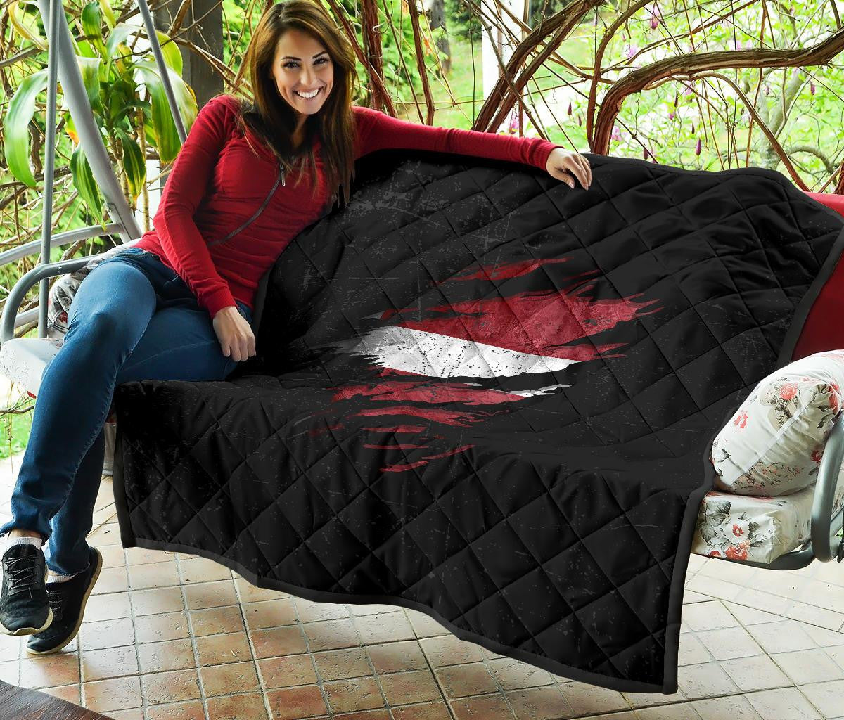 Latvia In Me Premium Quilt - Special Grunge Style RLT6 - Wonder Print Shop