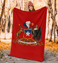 Chile Premium Blanket Special Coat of Arms RLT7 - Wonder Print Shop