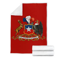 Chile Premium Blanket Special Coat of Arms RLT7 - Wonder Print Shop