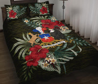 Chile Quilt Bed Set - Special Hibiscus RLT7 - Wonder Print Shop