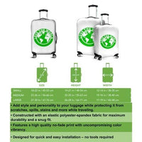 Chile Grunge Flag Luggage Cover RLT7 - Wonder Print Shop