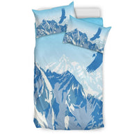 Panorama Of Chile and andean Condor Duvet Cover RLT7 - Wonder Print Shop