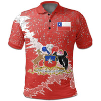 Chile Polo Shirt Christmas Coat Of Arms X Style RLT7 - Wonder Print Shop