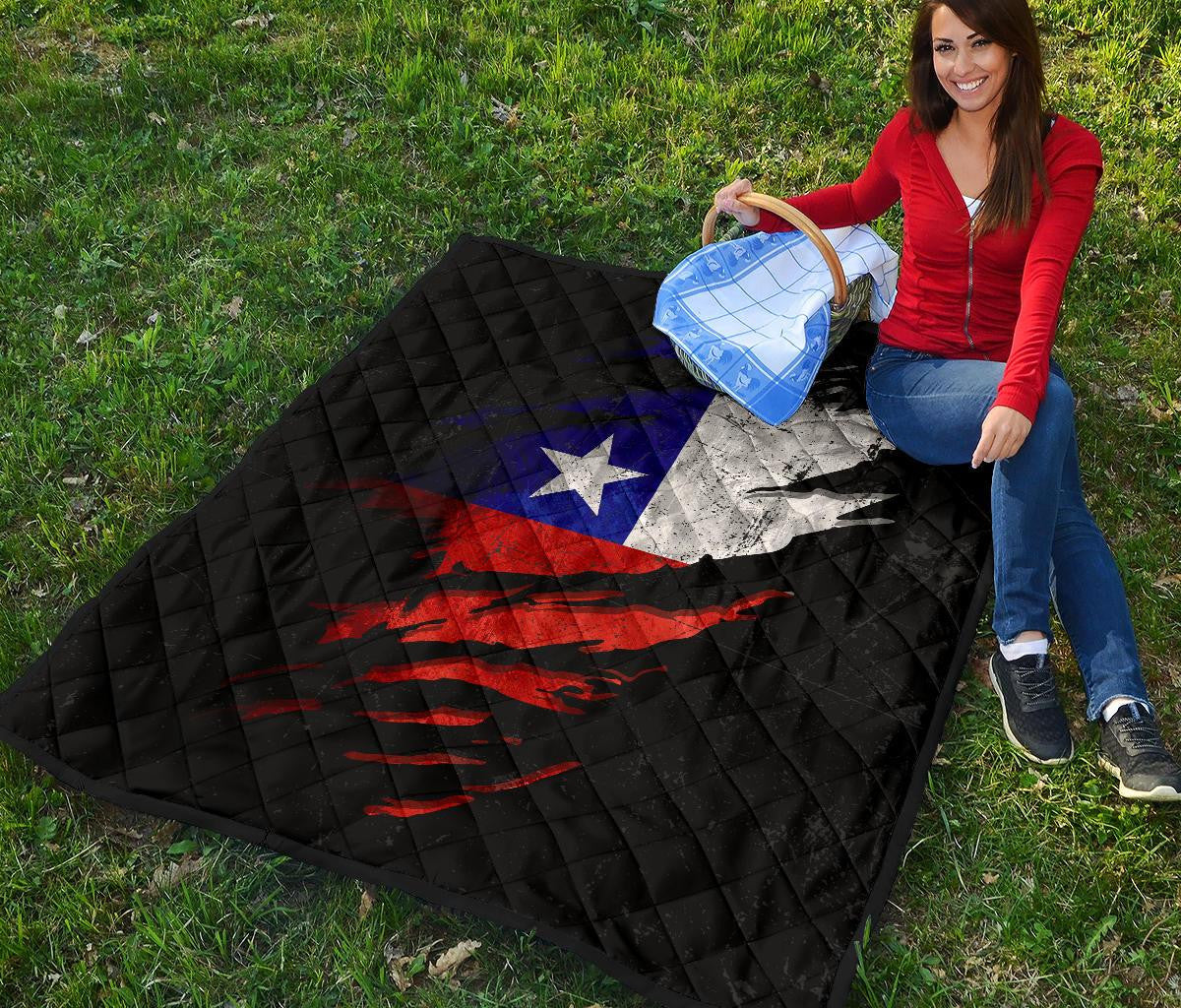 Chile in Me Quilt - Special Grunge Style RLT7 - Wonder Print Shop