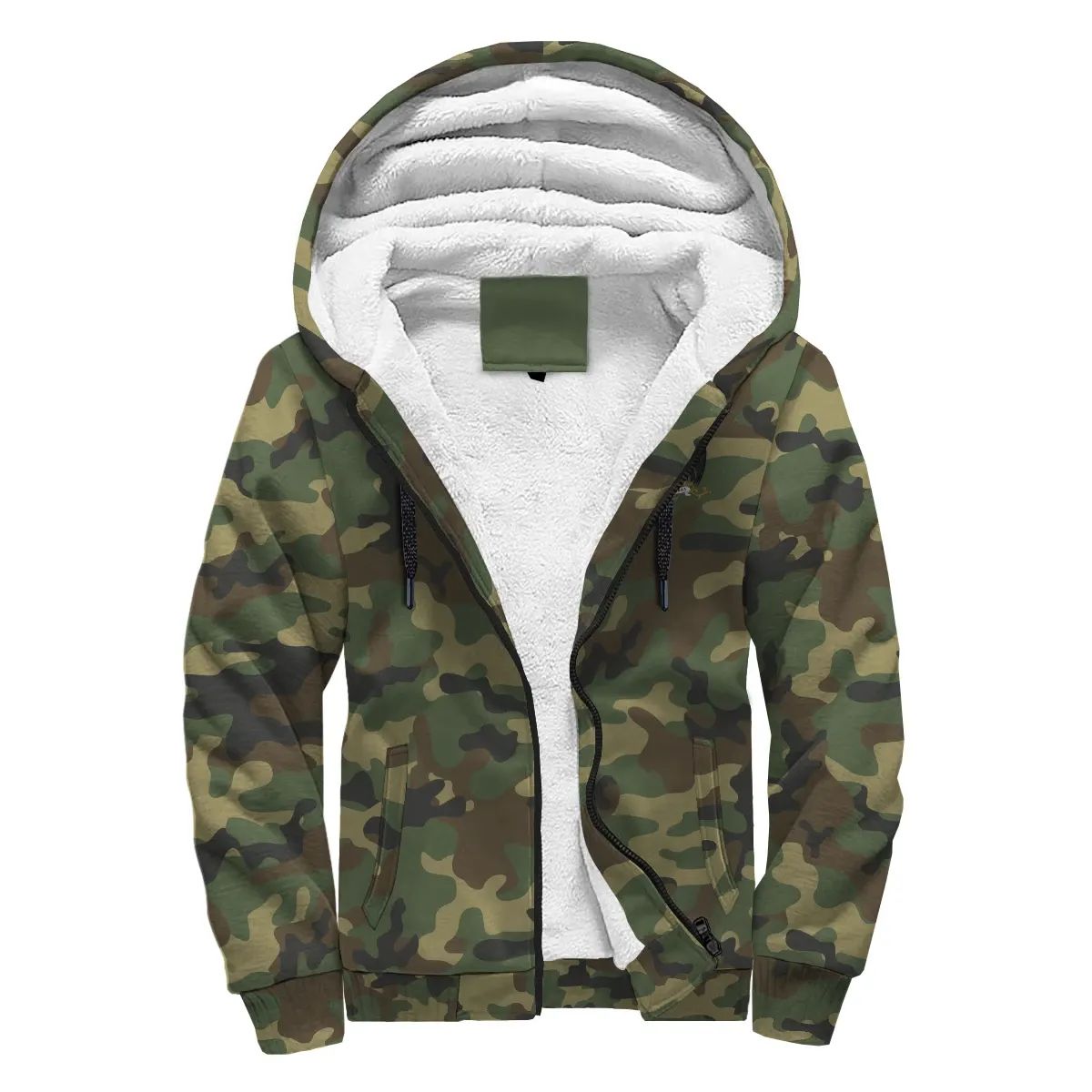 Chile Sherpa Hoodie Camo (Women's/Men's) RLT7 - Wonder Print Shop
