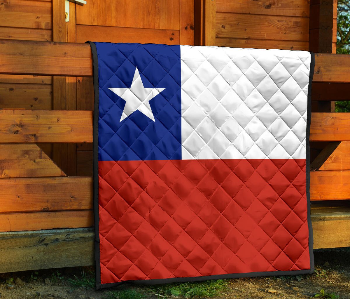 Chile Flag Premium Quilt RLT7 - Wonder Print Shop