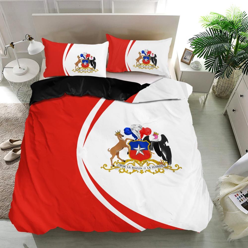 chile-flag-coat-of-arms-bedding-set-circle