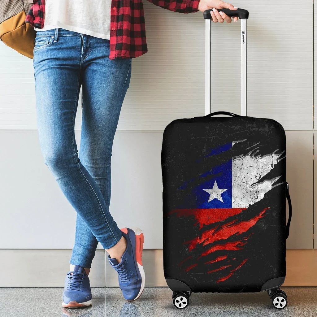 Chile in Me Luggage Covers - Special Grunge Style RLT7 - Wonder Print Shop