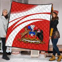 Chile Coat Of Arms Premium Quilt Cricket RLT7 - Wonder Print Shop