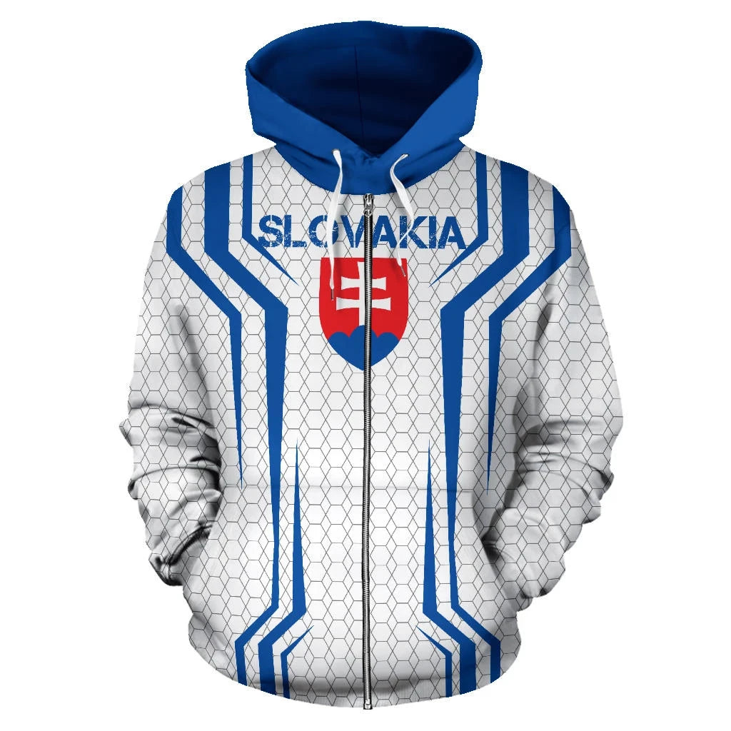 Slovakia Sport Edition Zipper Hoodie RLT13 - Wonder Print Shop