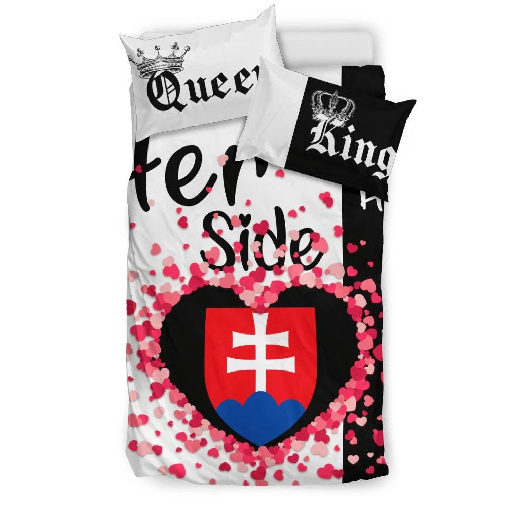 Slovakia Bedding Set Couple King/Queen Her Side/His Side RLT13 - Wonder Print Shop