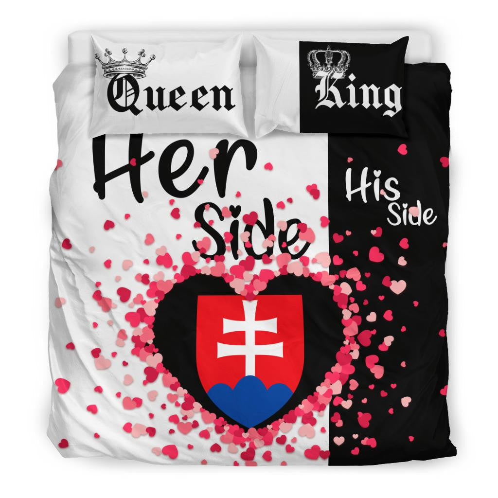 Slovakia Bedding Set Couple King/Queen Her Side/His Side RLT13 - Wonder Print Shop