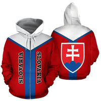 Slovakia Is My Homeland Zipper Hoodie RLT13 - Wonder Print Shop