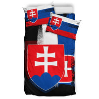 Slovakia Flag Bedding Set Flag Style RLT13 - Wonder Print Shop